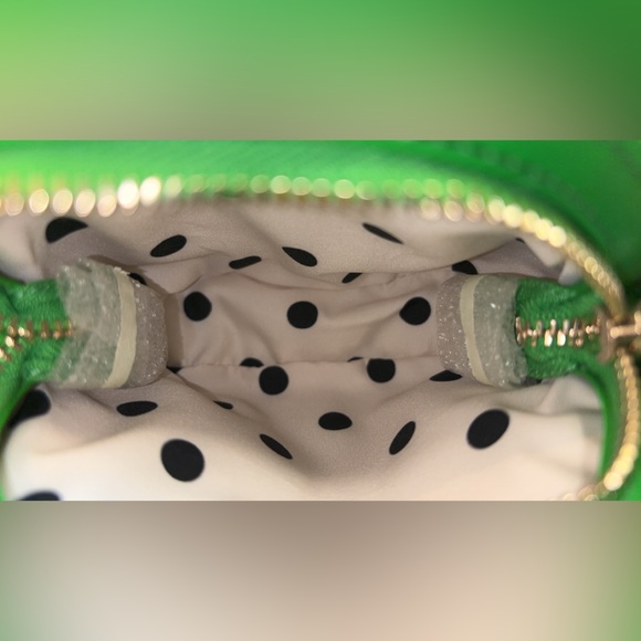 Kate Spade Shelly Crab Wristlet in green smooth leather NWOT - Picture 13 of 13